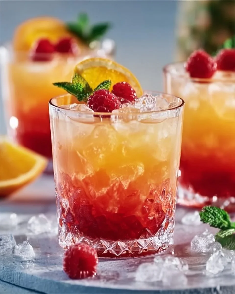 Alkoholfreier Tequila Sunrise