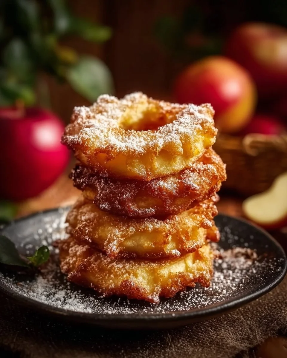 Baked Apple Rings from the Air Fryer