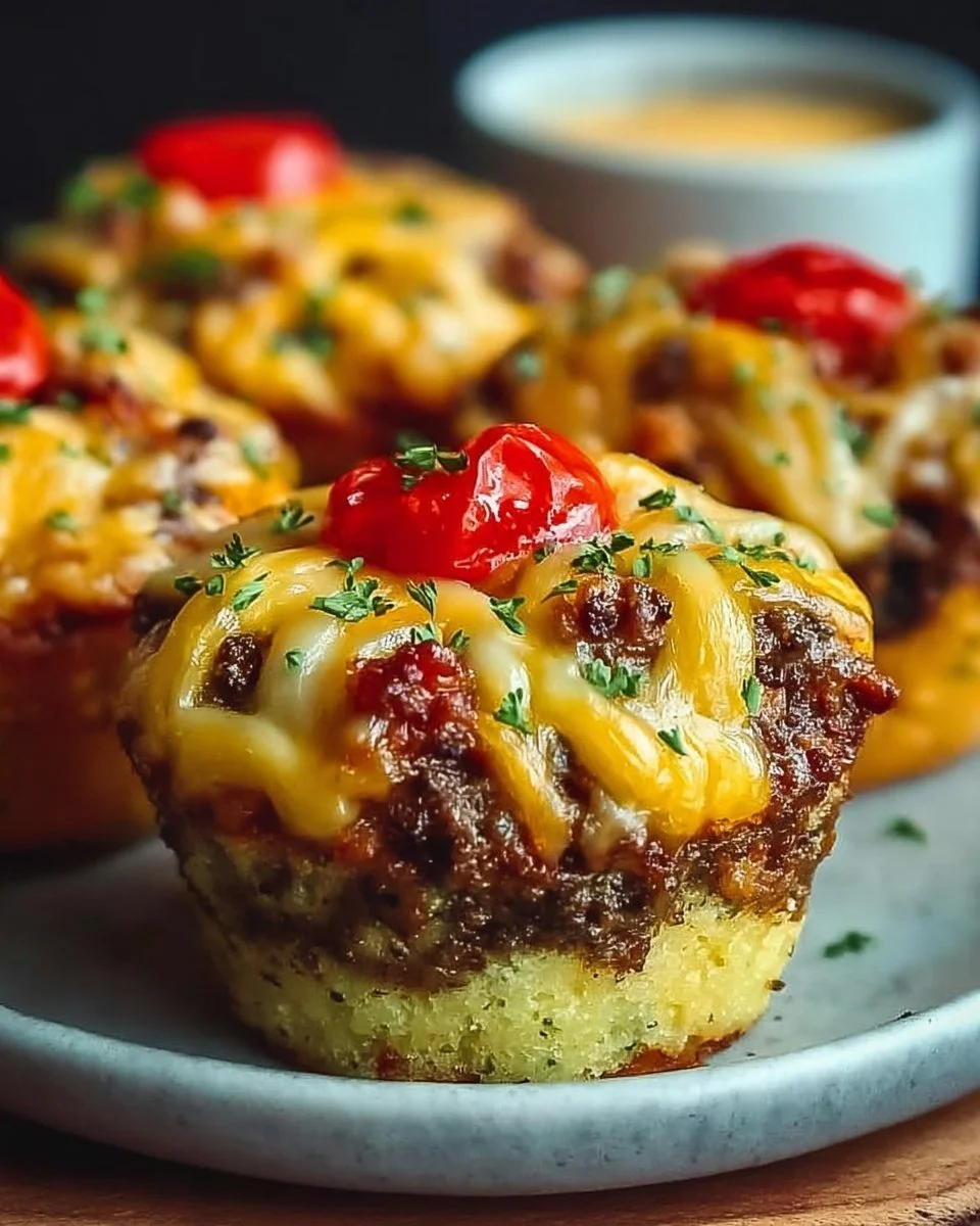 Cheeseburger-Muffins