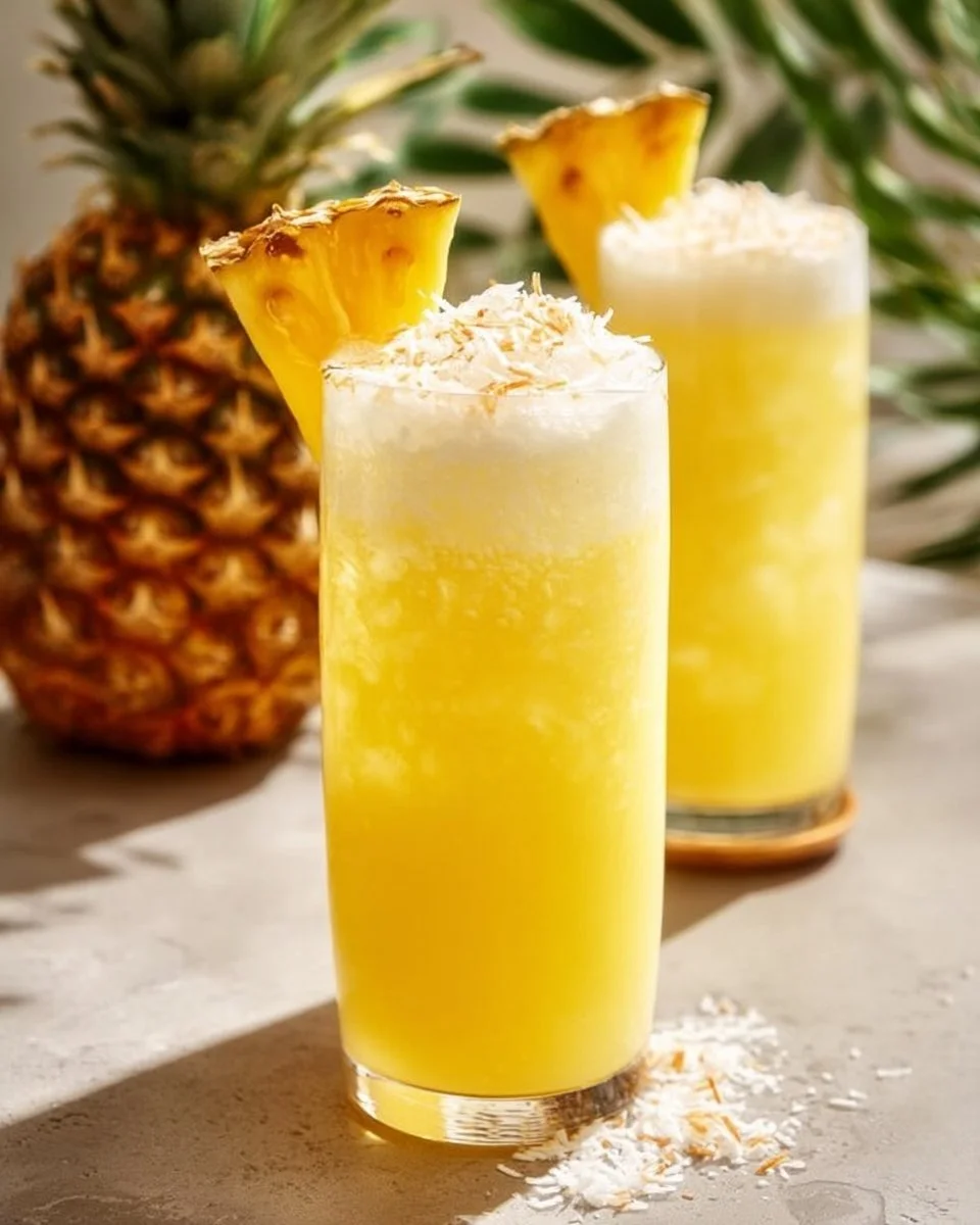 Erfrischende Ananaslimonade
