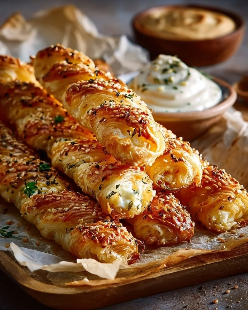 Feta-Blätterteig-Sticks