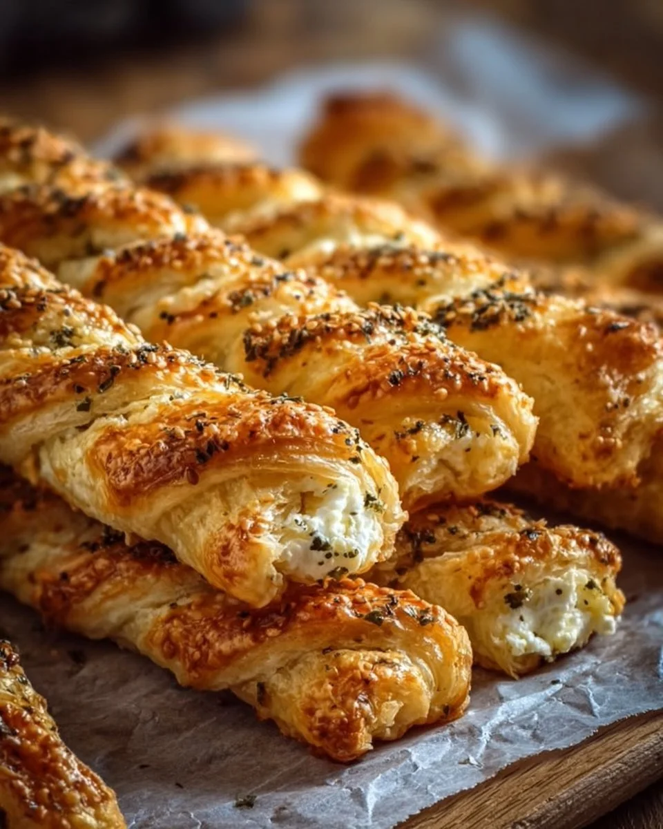 Feta-Blätterteig-Sticks