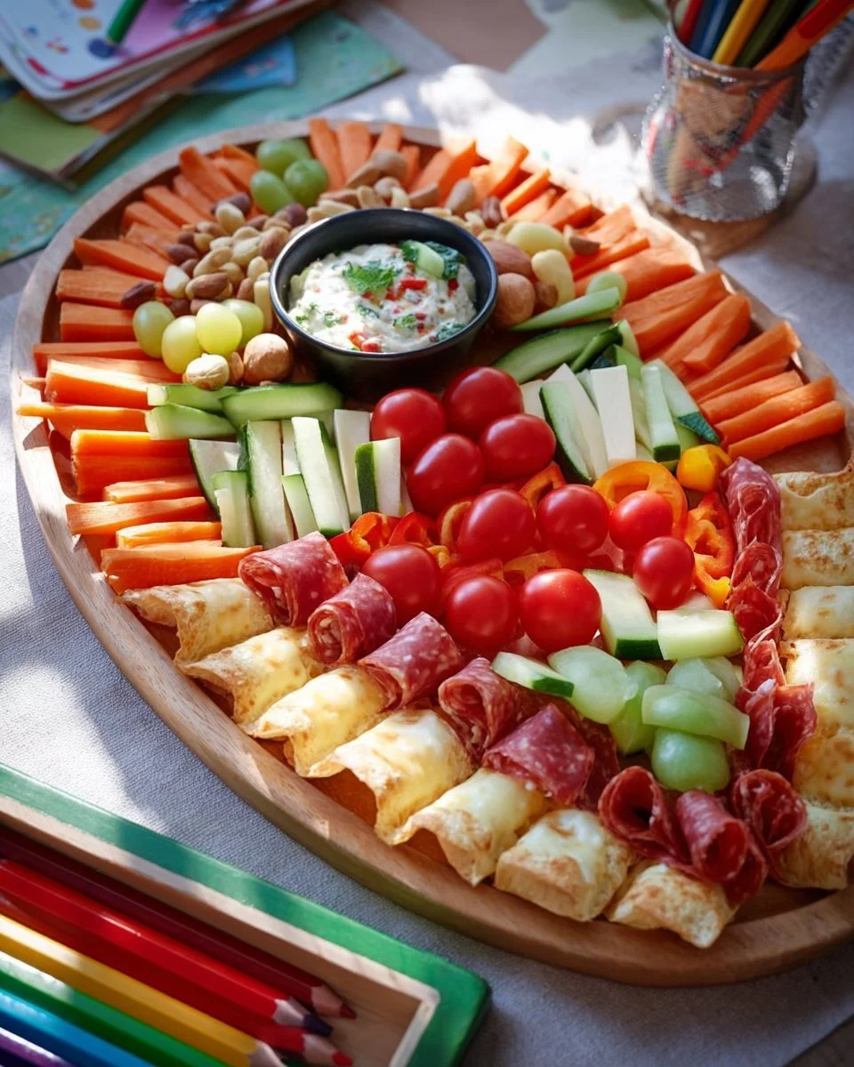 Bunte Fingerfood Ideen für Schultüten zur Einschulung.