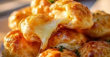 Käse Puff Snacks - knusprige Snacks mit intensivem Käsegeschmack