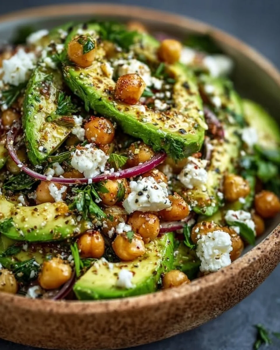Kichererbsen Feta Avocado