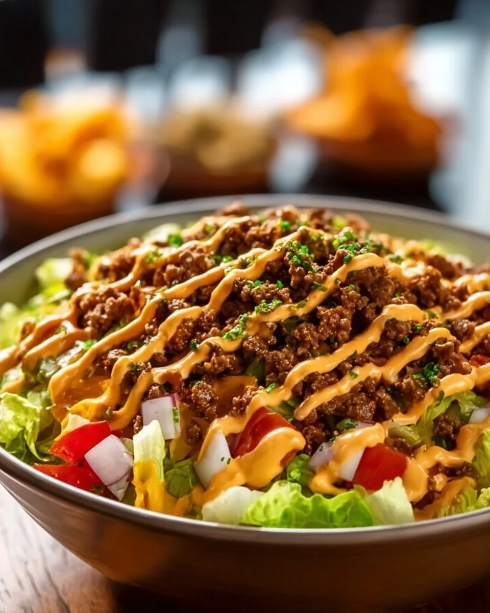 Klassischer Big Mac Salat