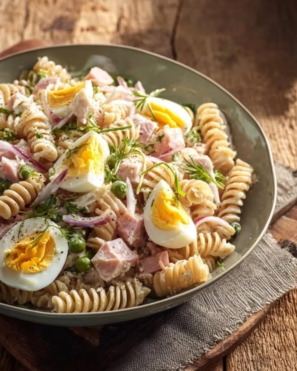 Klassischer Nudelsalat