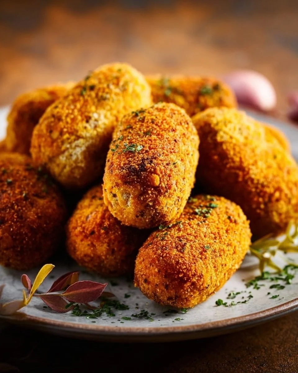 Knusprige Linsen-Kroketten aus dem Air Fryer