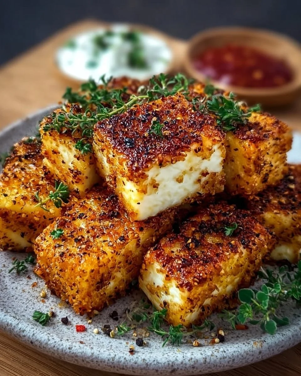 Knuspriger Feta aus dem Airfryer