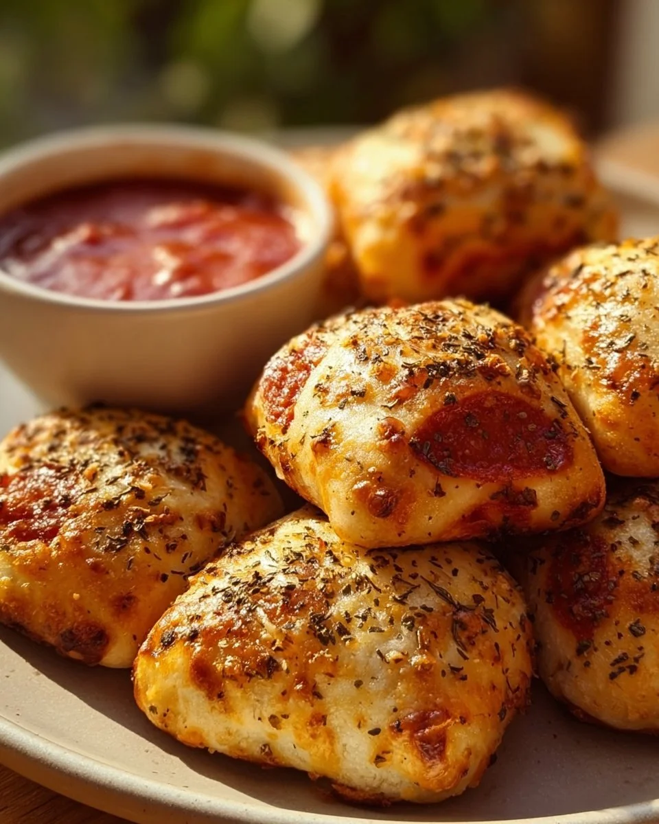 Krosse Heißluftfritteusen-Pizzaröllchen frisch aus der Fritteuse