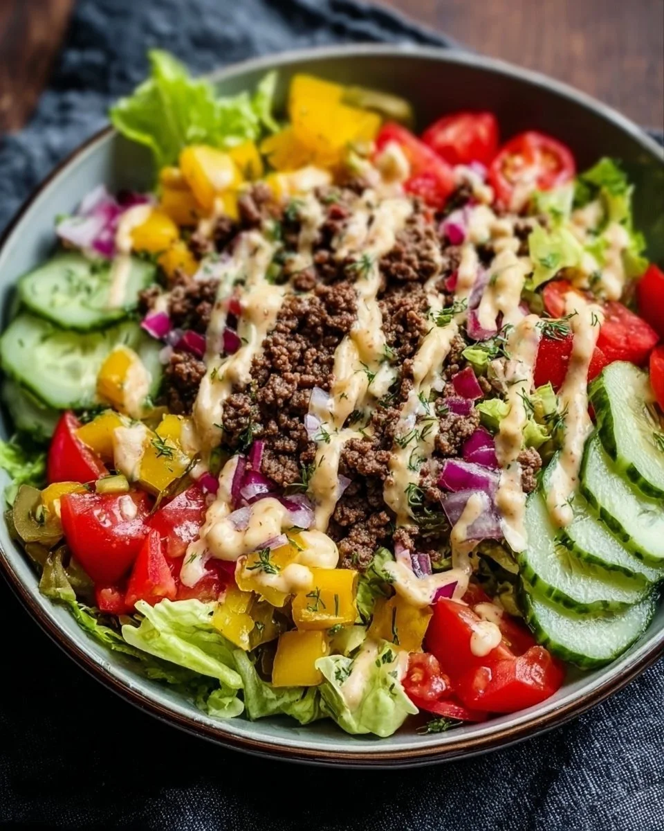 Low-Carb Big Mac Salat