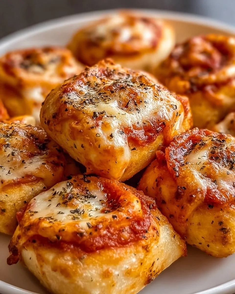 Luftfritteuse-Pizza-Rollen