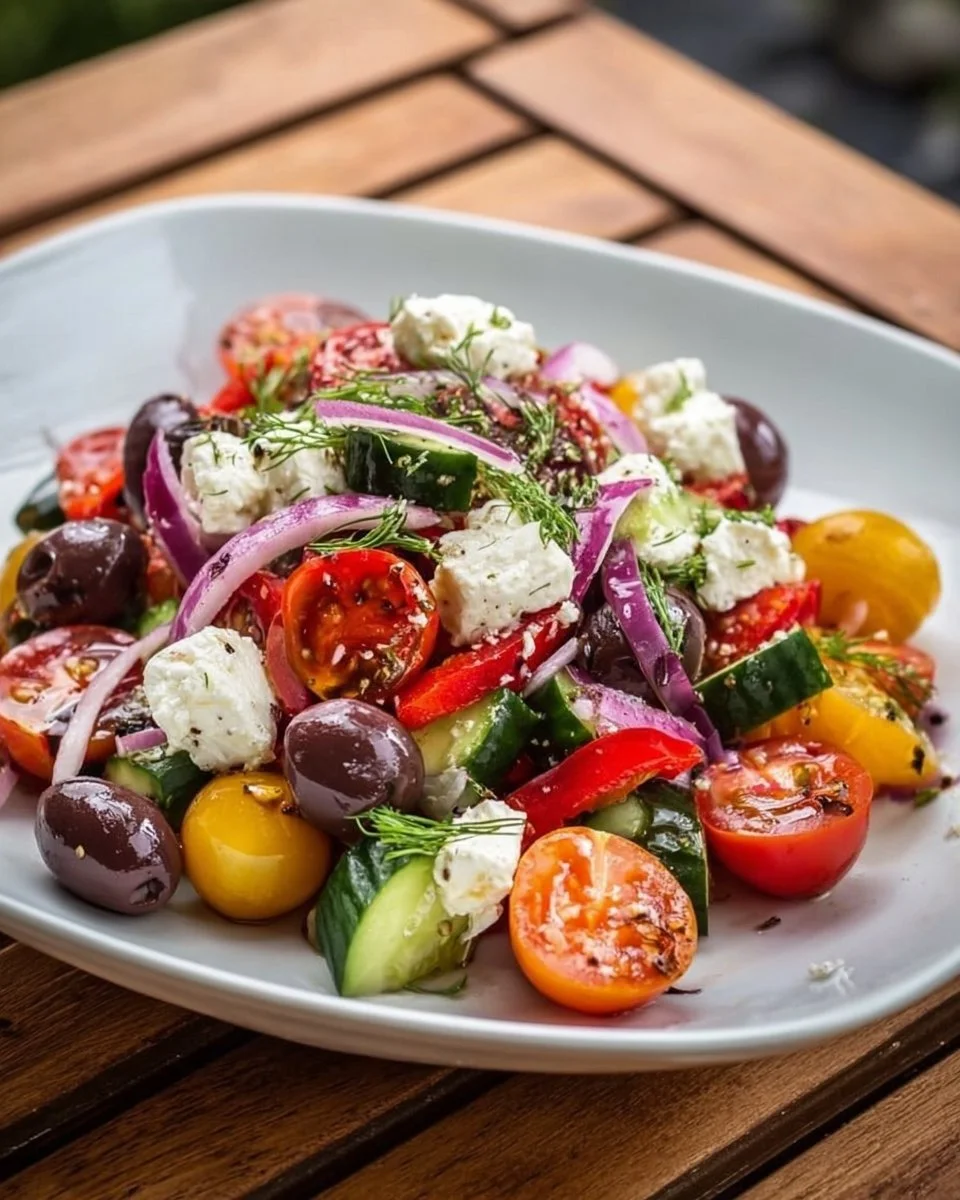 Mediterranean Salad for the Grill