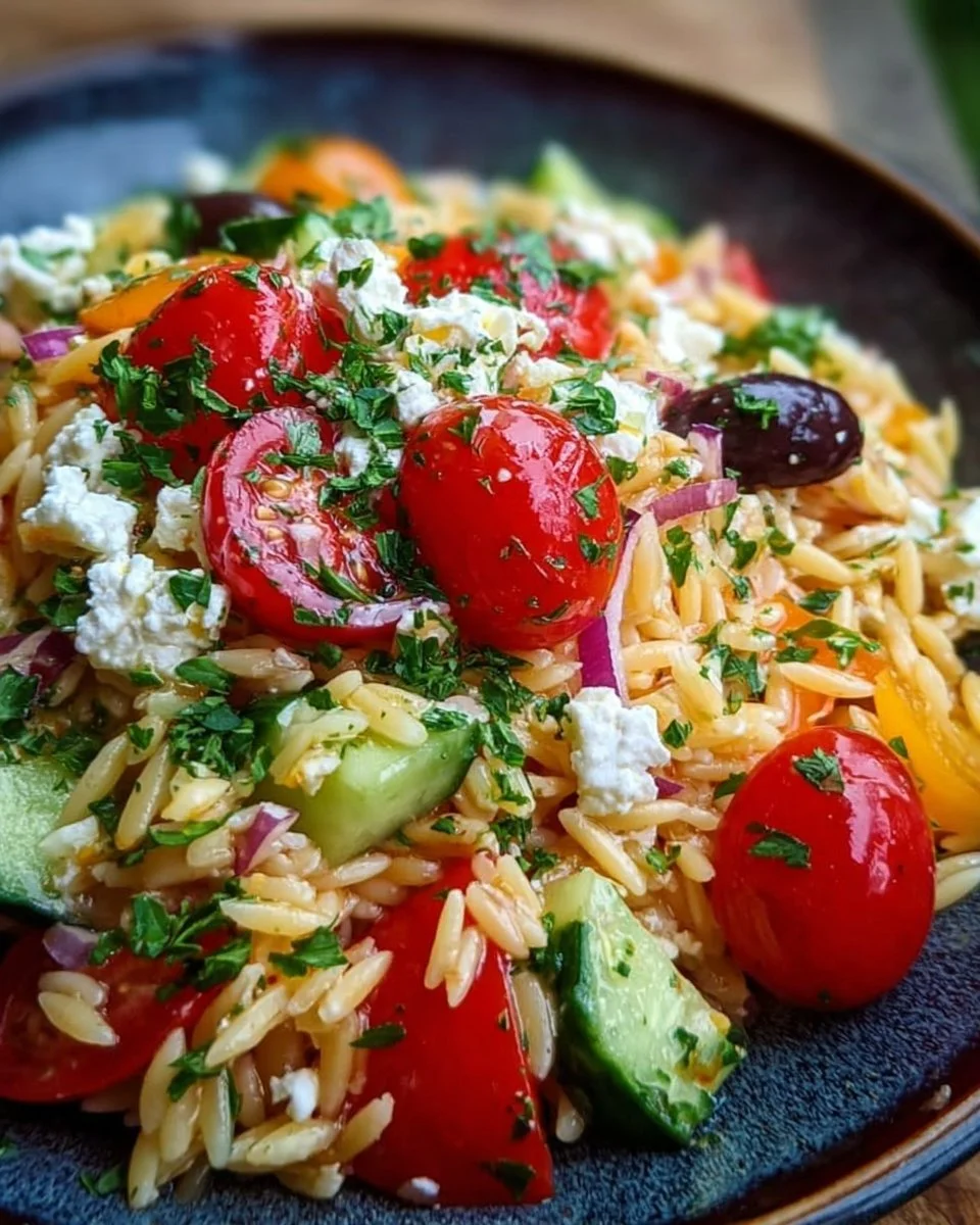Mediterraner Orzo-Salat