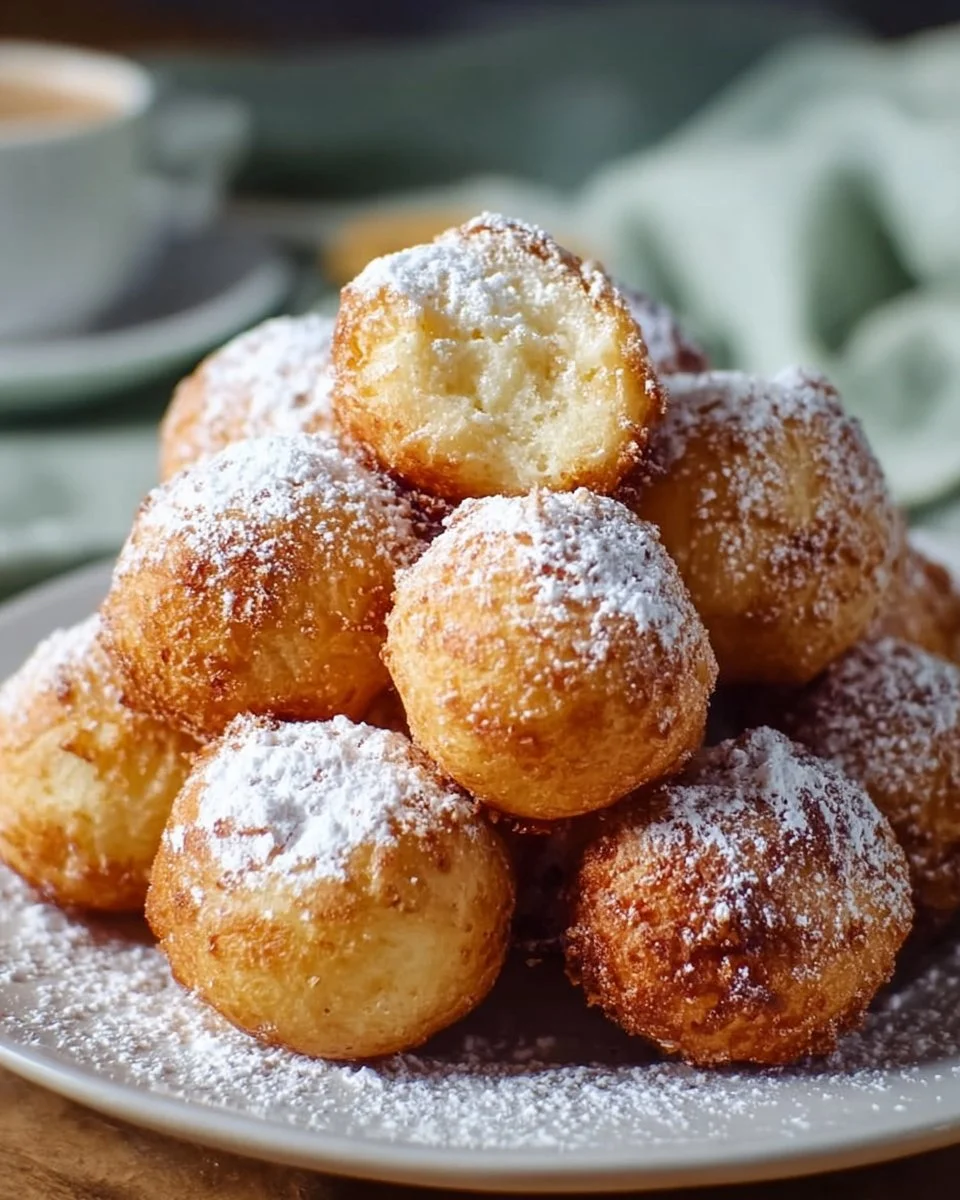 Quarkbällchen aus dem Airfryer, knusprig und lecker zubereitet