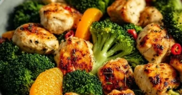 Schnelles Abendessen aus dem Airfryer mit gesunden Zutaten