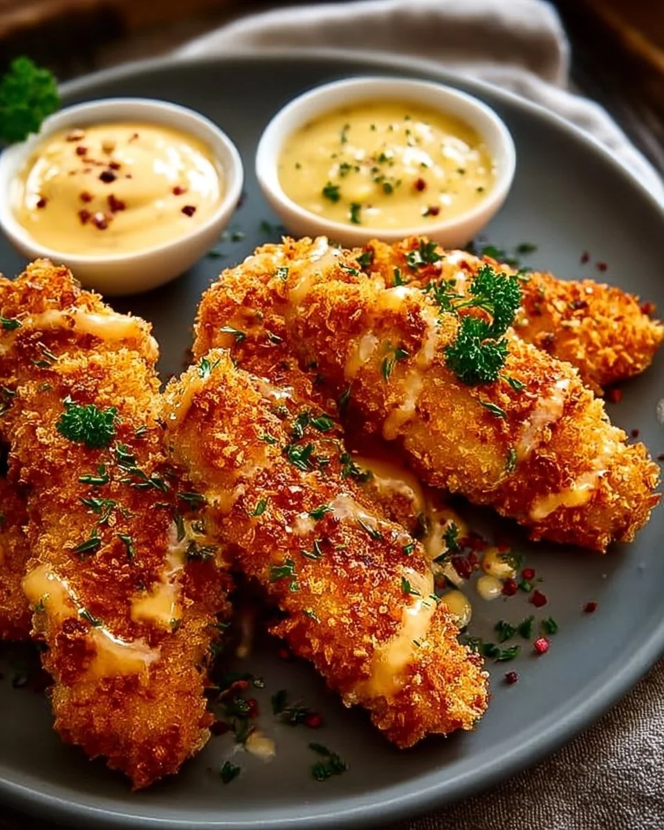 Super krosse Airfryer-Hähnchenstreifen