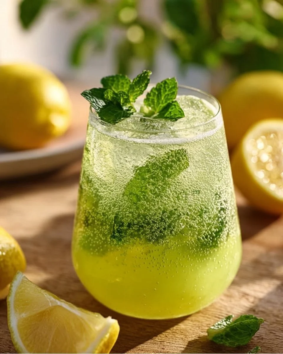 Zitronen-Limonade mit Minze