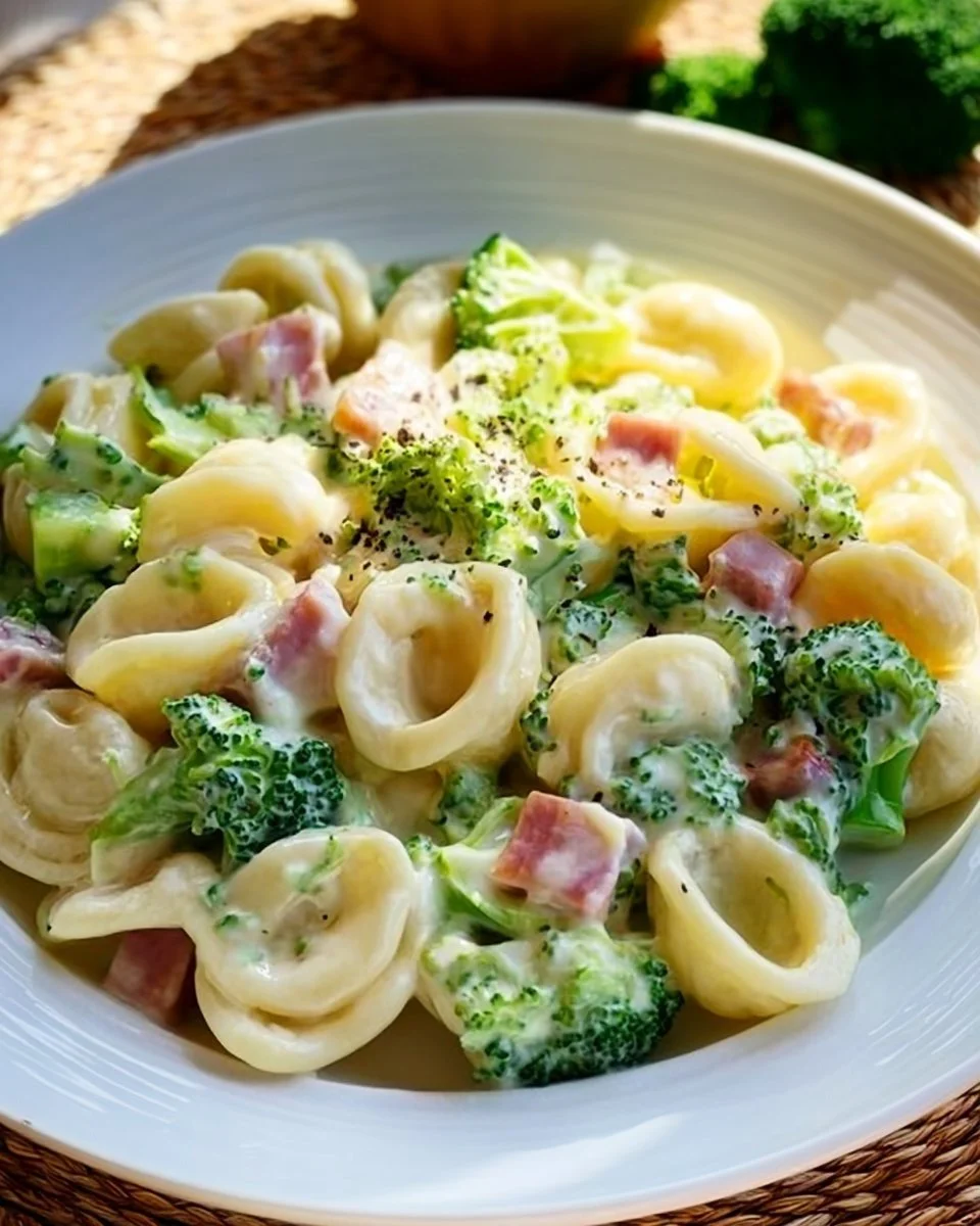 Brokkoli Schinken Pasta