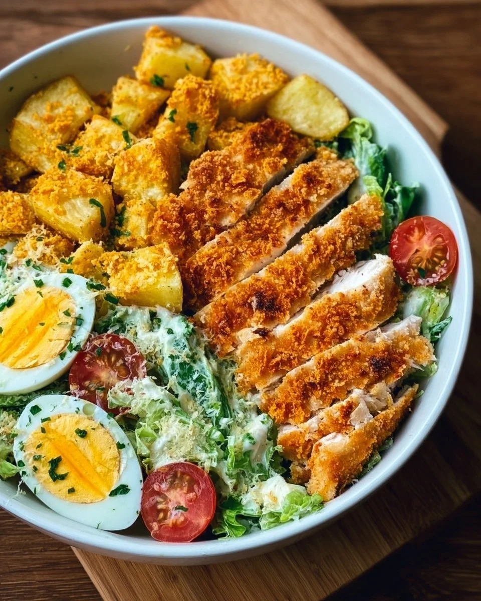 Caesar-Hähnchen-Bowl