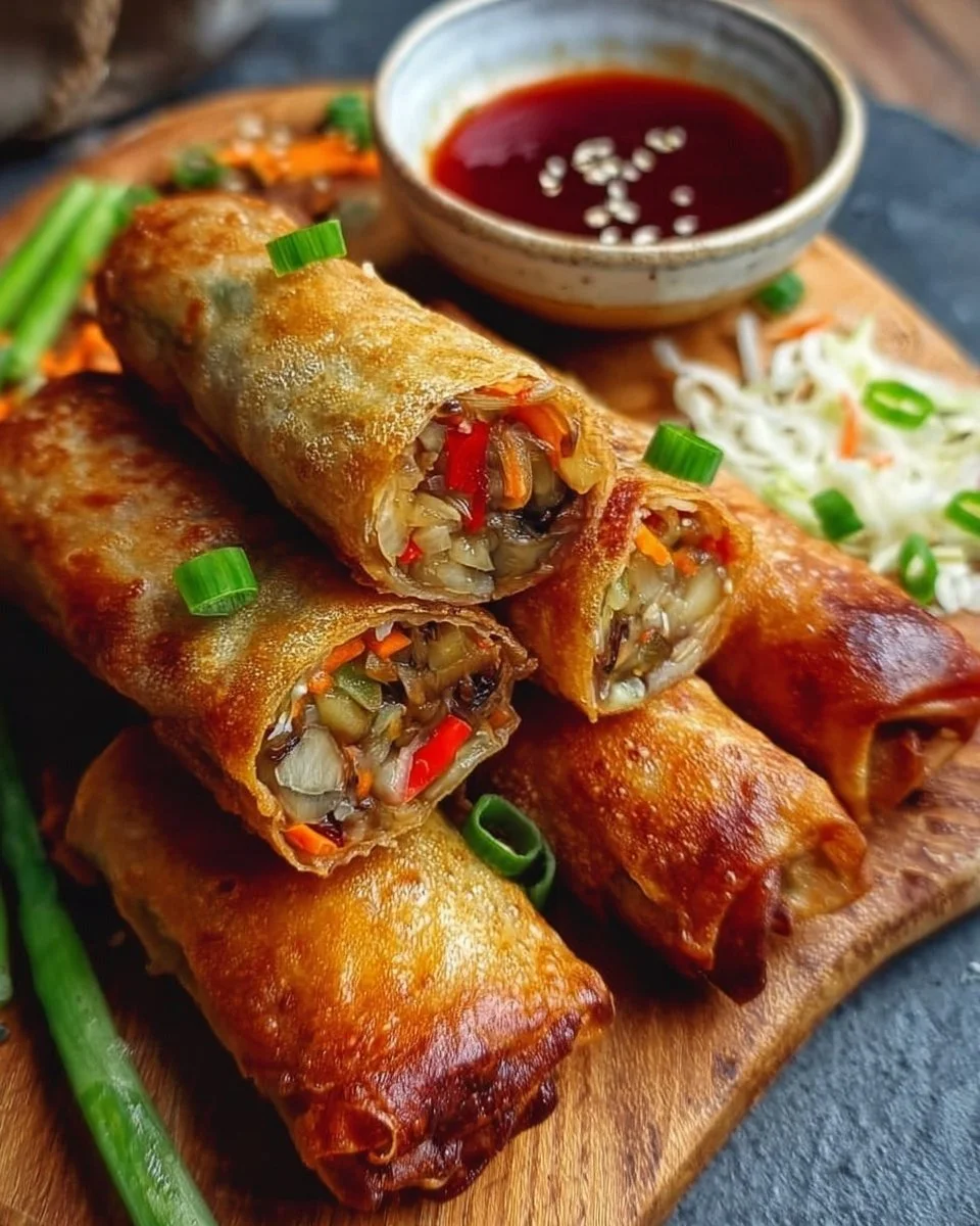 Crispy Spring Rolls from the Airfryer