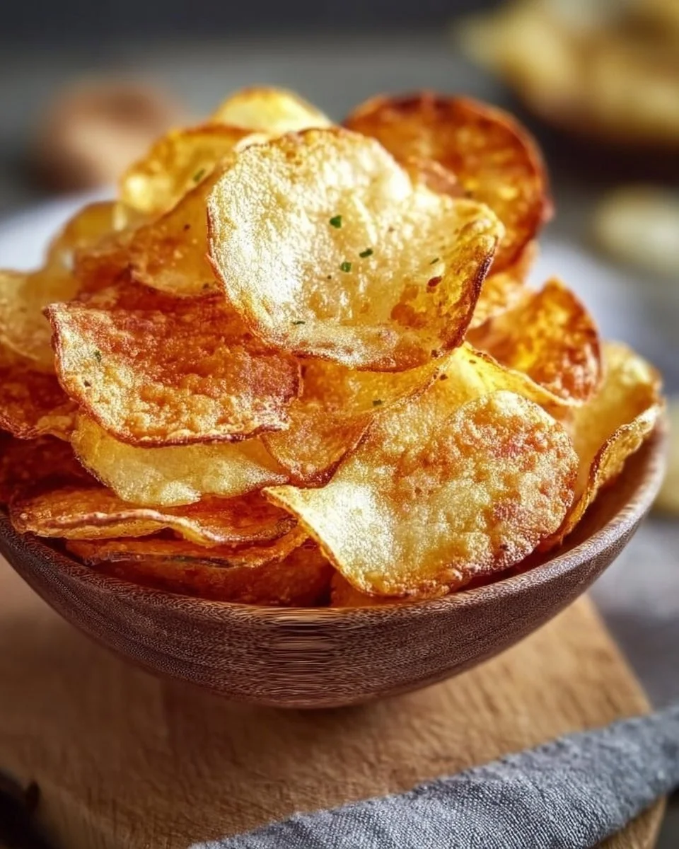 Kartoffelchips aus der Heißluftfritteuse