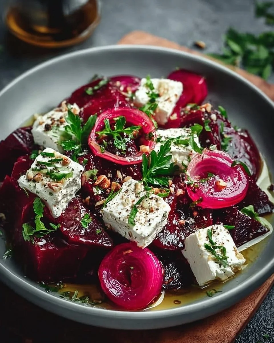 Rote-Bete-und-Fetakäse-Salat
